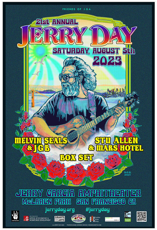 Jerry Day 2023 - 13 by 19 "Fillmore" Style poster